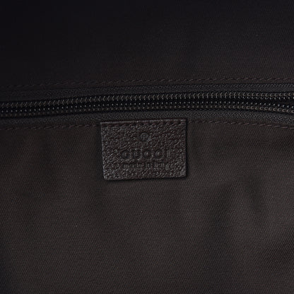 Gucci GG Monogram Web Medium Classic Backpack Brown 5 of 9