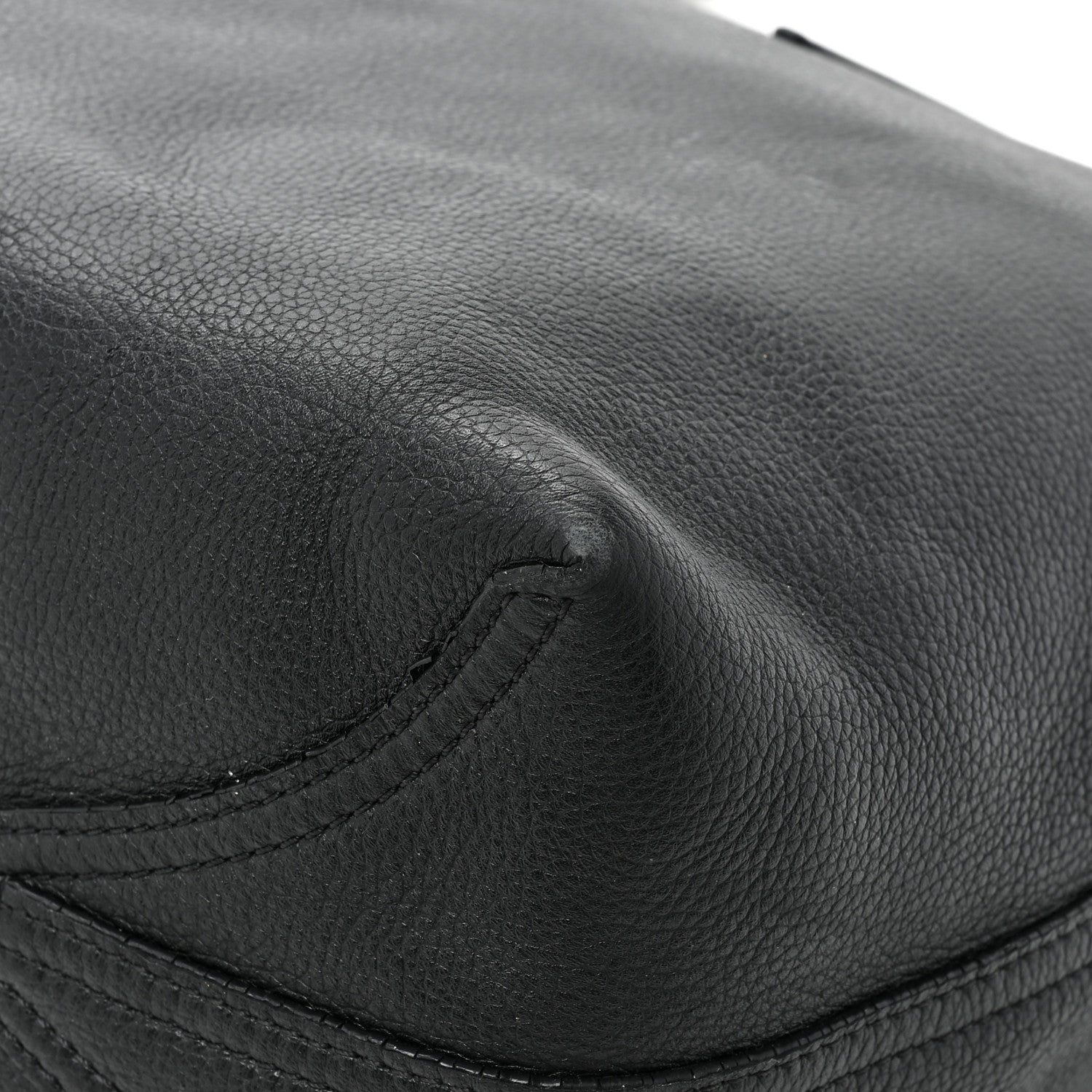 MCM Grained Calfskin Medium Yris Shopper Tote Black 22 of 34