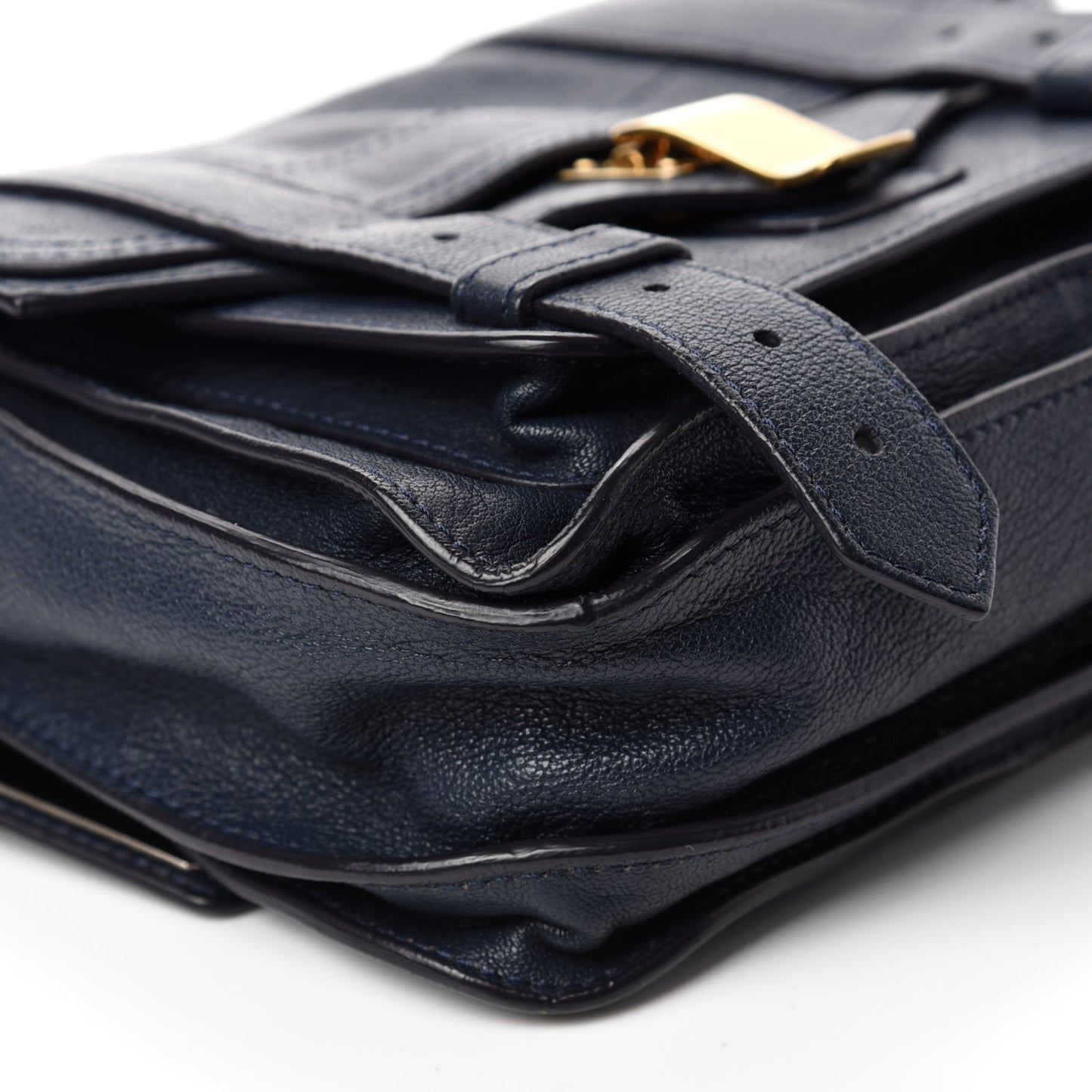 Lambskin PS1 Mini Pouch Messenger Bag Midnight