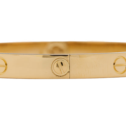 Cartier 18K Yellow Gold LOVE Bracelet 18 5 of 8