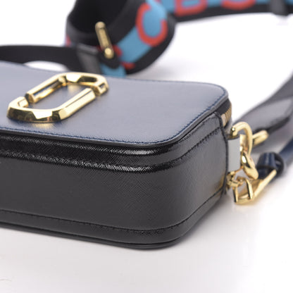 Marc Jacobs Saffiano Small Snapshot Camera Bag Navy Multicolor 9 of 9
