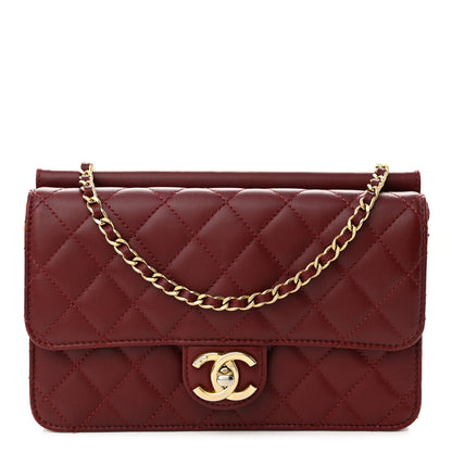 Chanel Lambskin Quilted Medium Crossing Times Flap Red 1 of 10