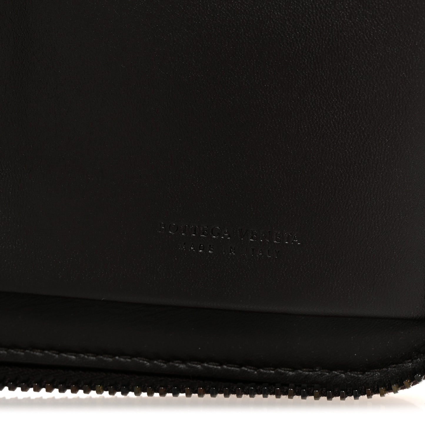 Nappa Intrecciato Travel Organizer Wallet Ebano