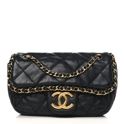 Chanel Calfskin Mini Chain Me Flap Black 1 of 8