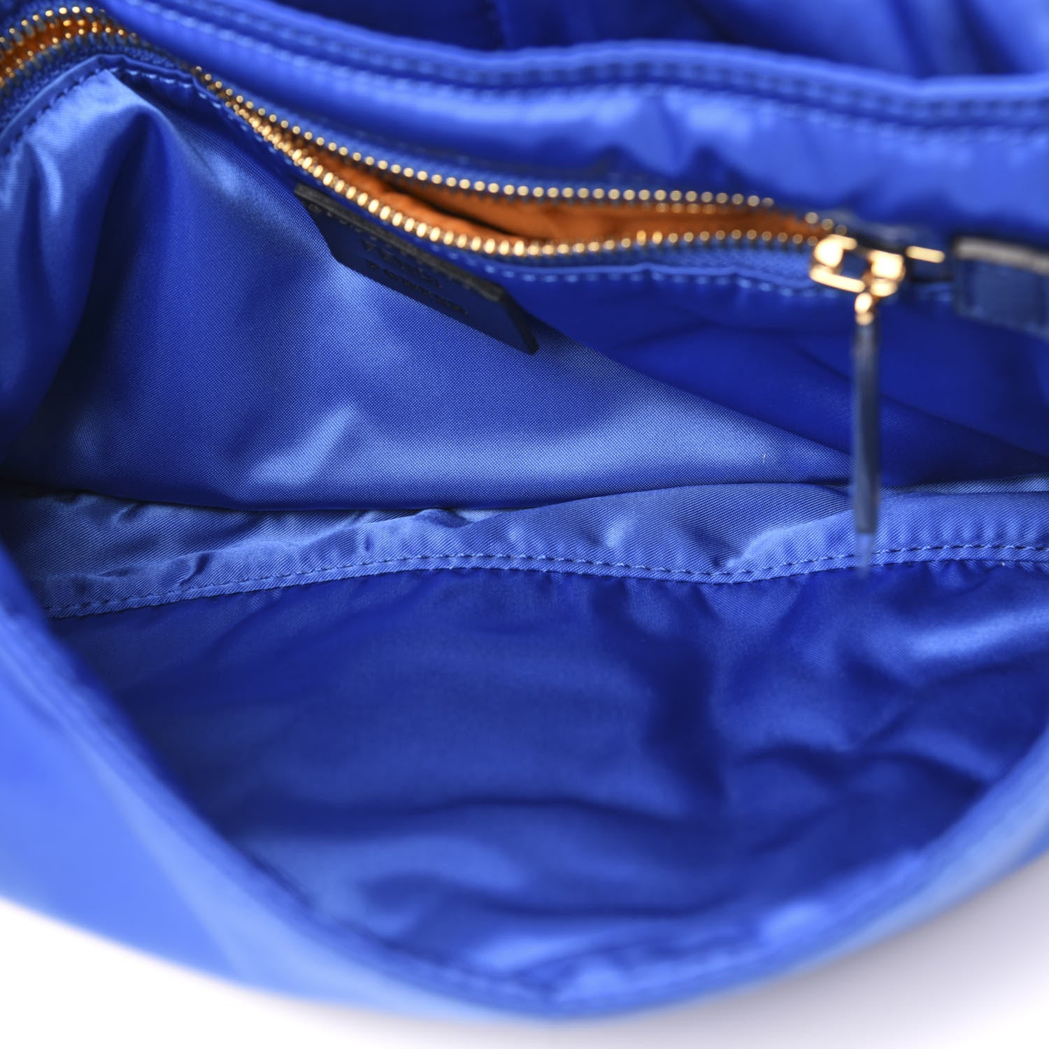 Fendi X PORTER Nylon Regular Belt Baguette Bag Blu 5 of 10