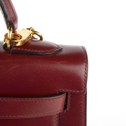 Hermes Box Kelly Sellier 32 Rouge H 17 of 22