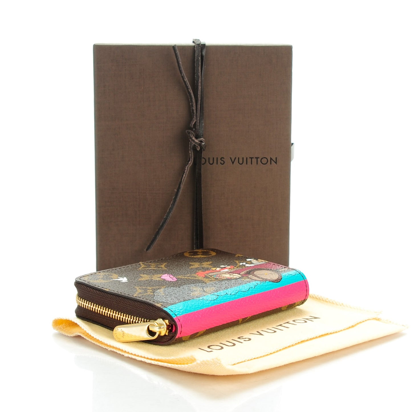 Monogram 2015 Christmas Animation Zippy Coin Purse