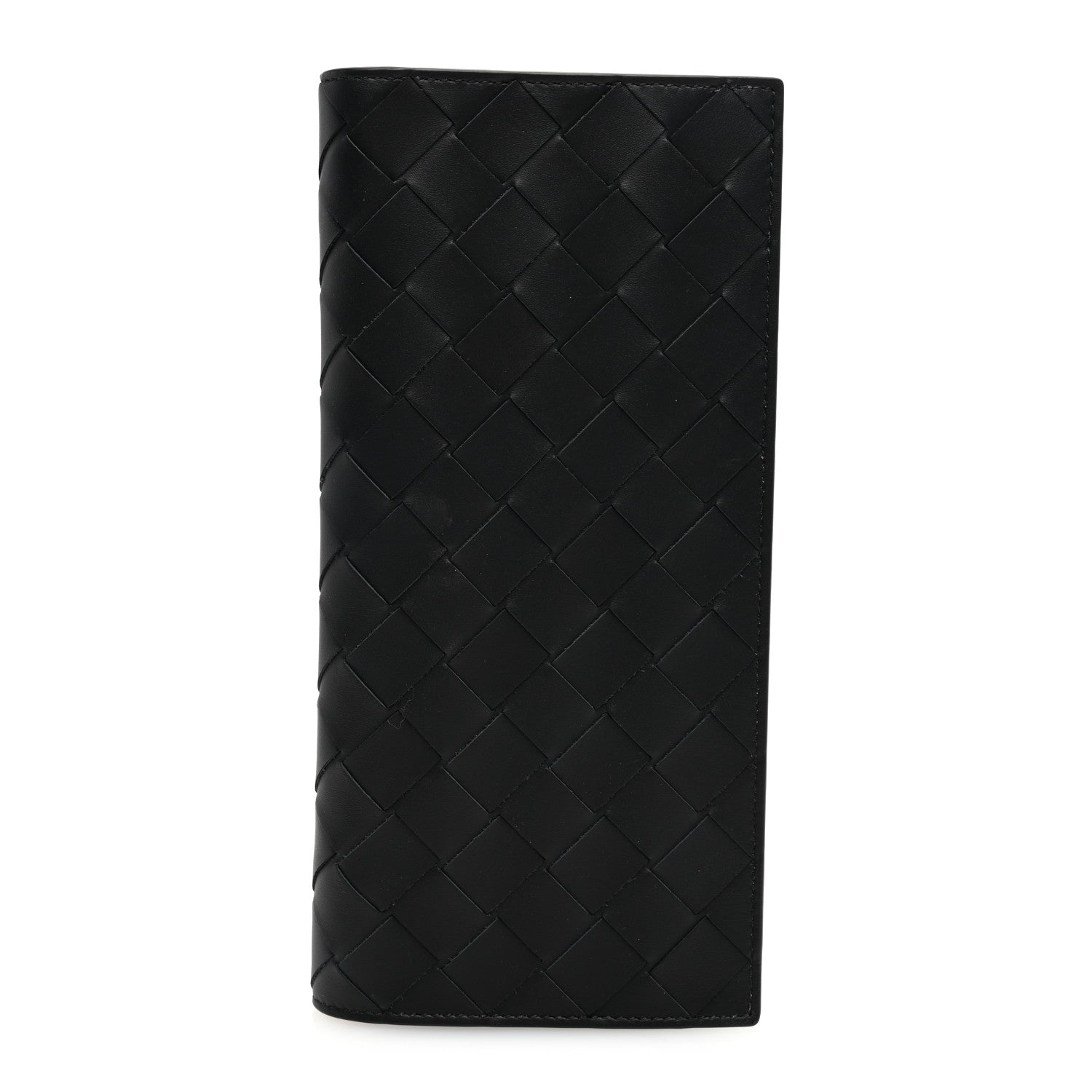 Bottega Veneta Nappa Intrecciato Zip Wallet Black 1 of 8