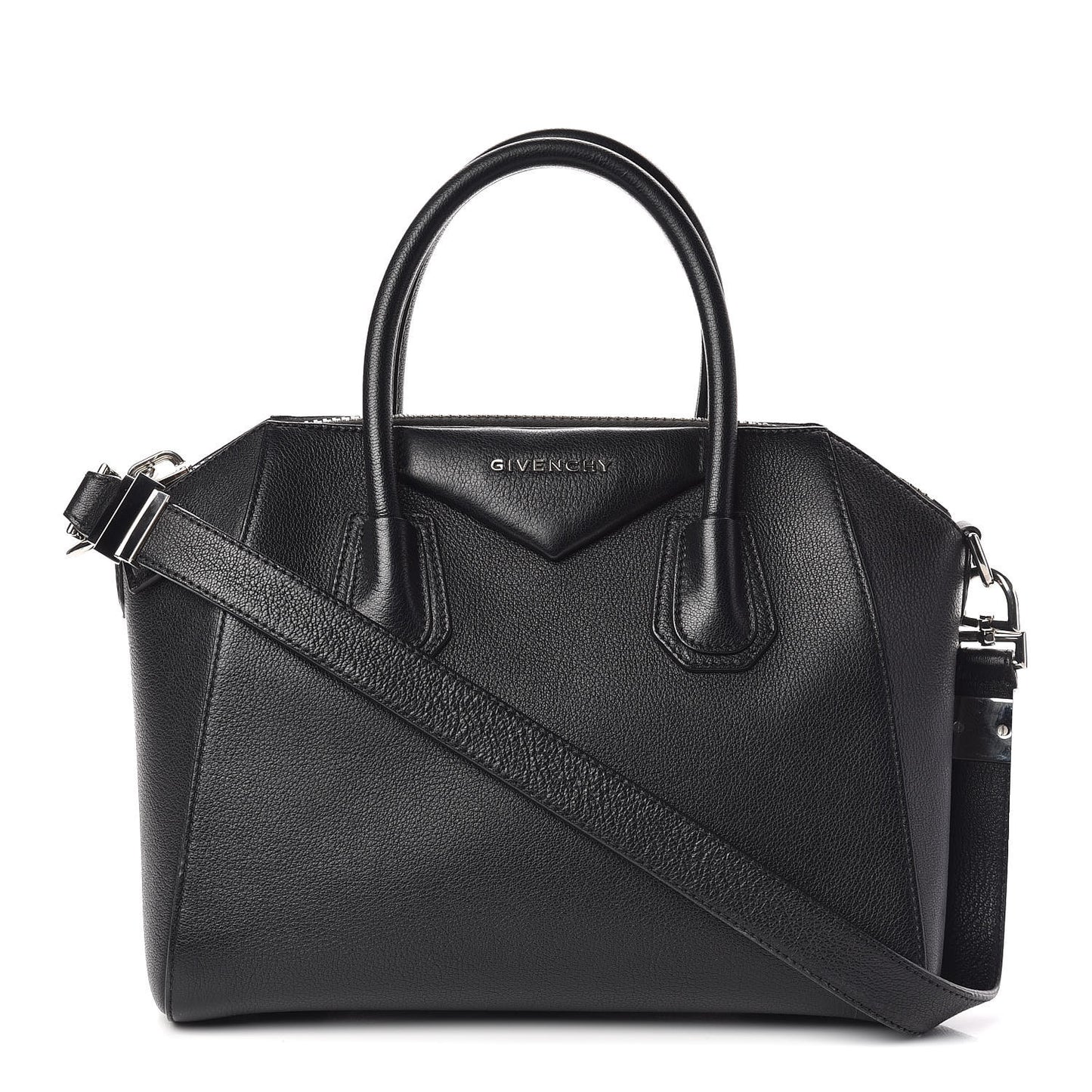 Sugar Goatskin Small Antigona Black