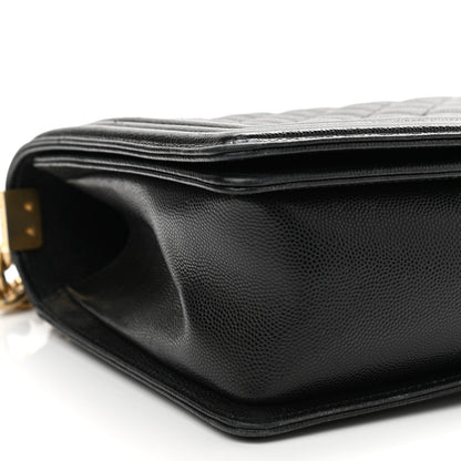 Chanel Caviar Quilted New Medium Boy Flap Black 9 of 14