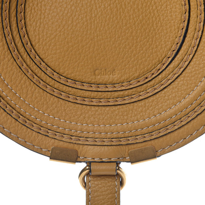Chloe Calfskin Mini Marcie Round Crossbody Bag Dusty Yellow 8 of 11