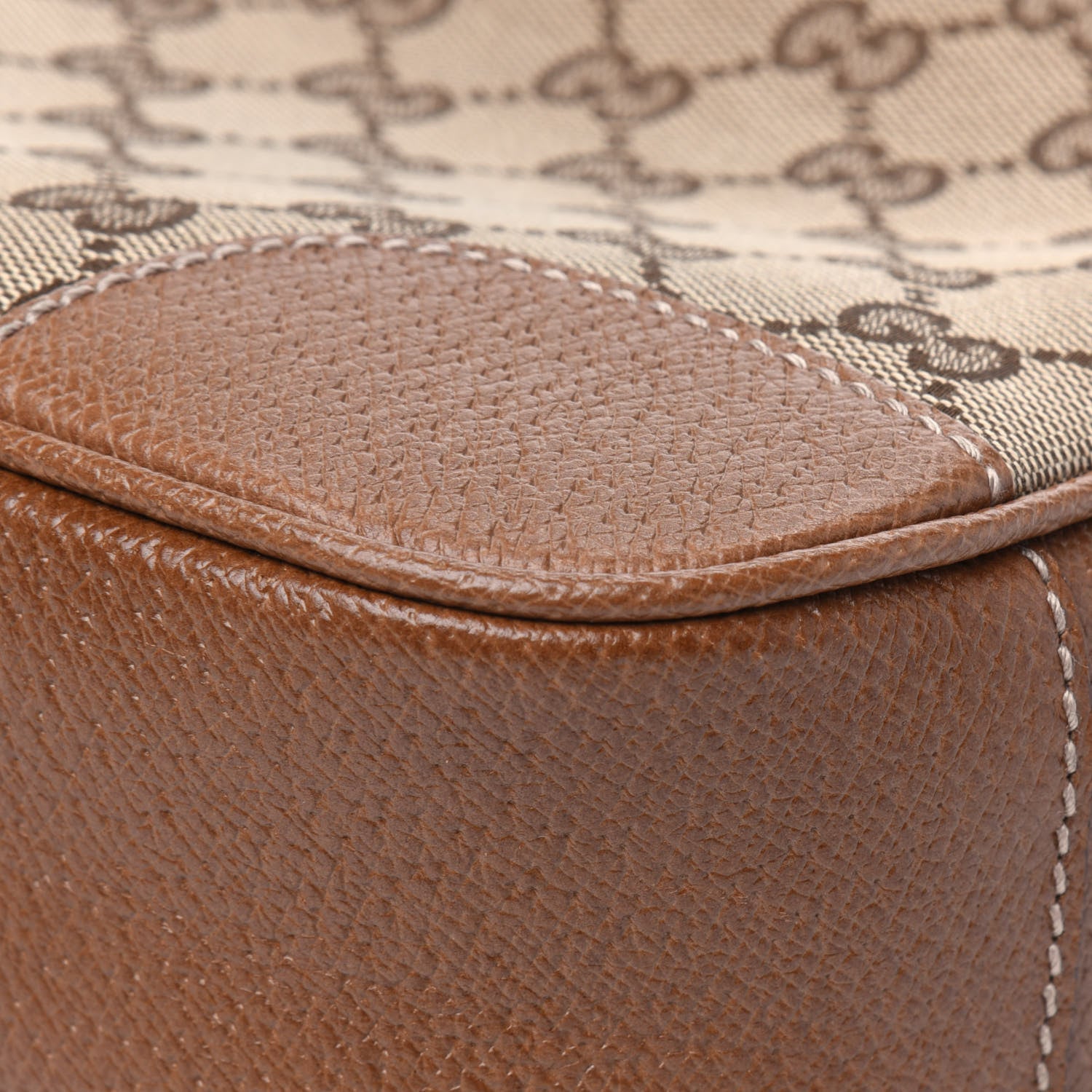 Gucci Monogram Mini Bree Messenger Bag Beige Tabacco 15 of 17