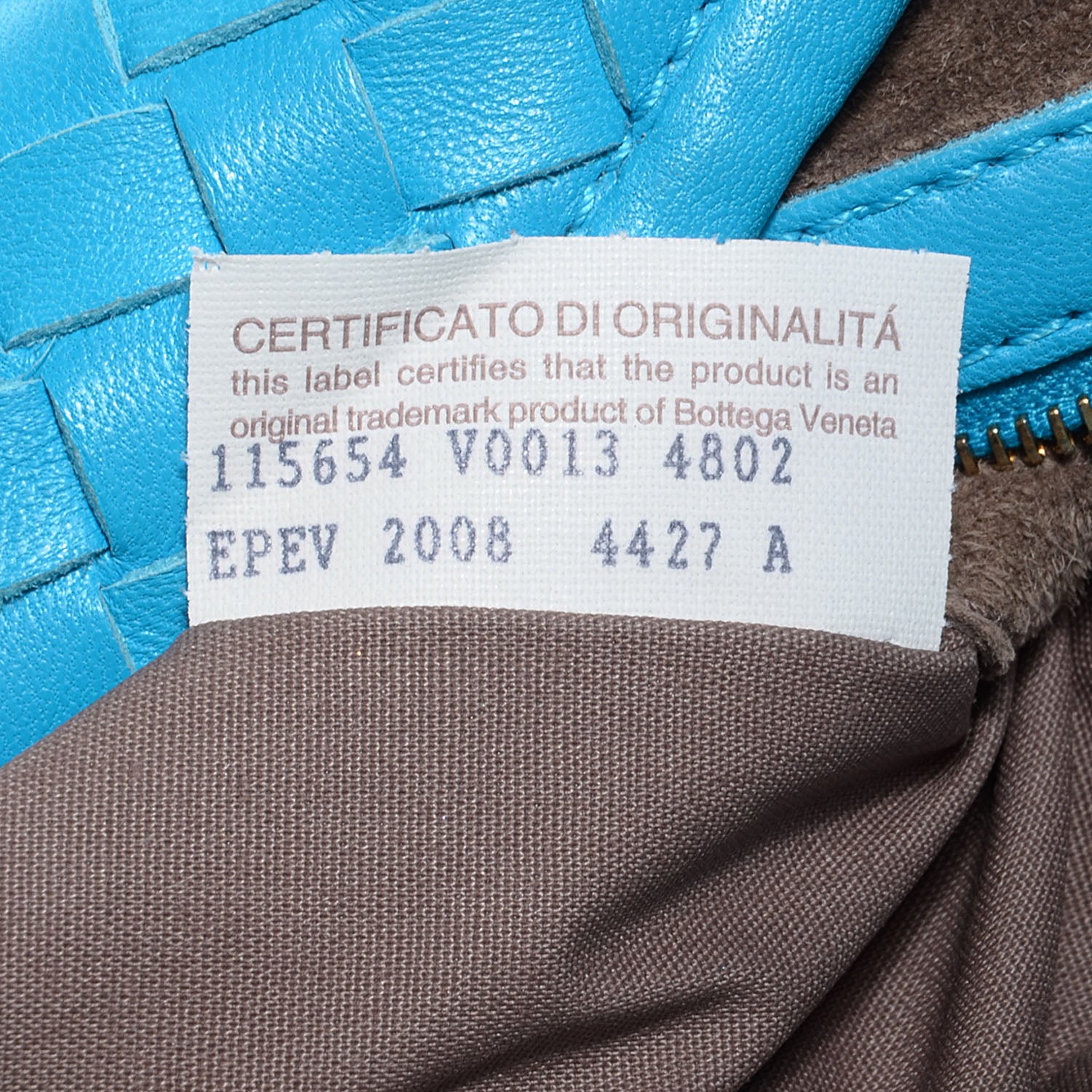 Bottega Veneta Nappa Intrecciato Large Veneta Hobo Azure 7 of 9