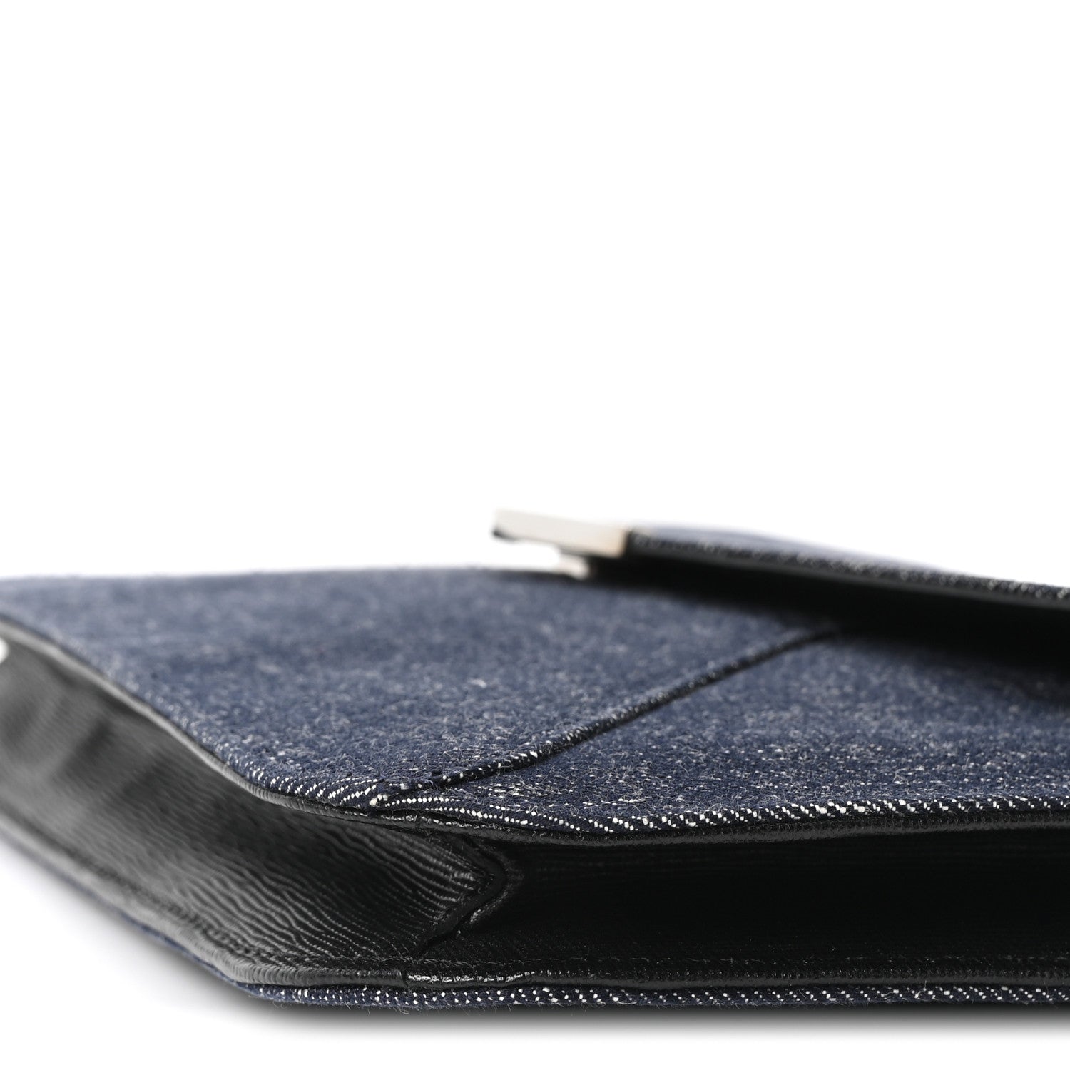 Fendi Denim 2Jours Clutch Blue Black 1851648 – FASHIONPHILE