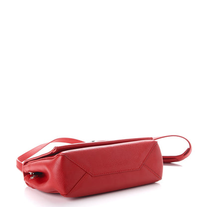 Louis Vuitton Calfskin Lockme II Chain Bag BB Rubis 4 of 9