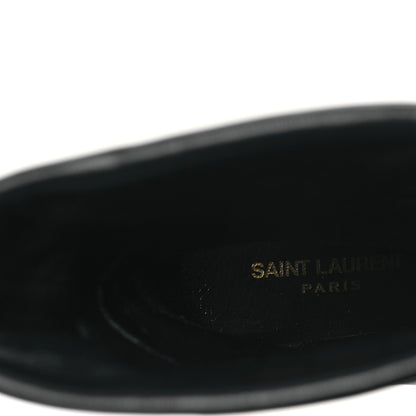 Saint Laurent Calfskin Liz 85 Wedge Booties 36.5 Black 7 of 8