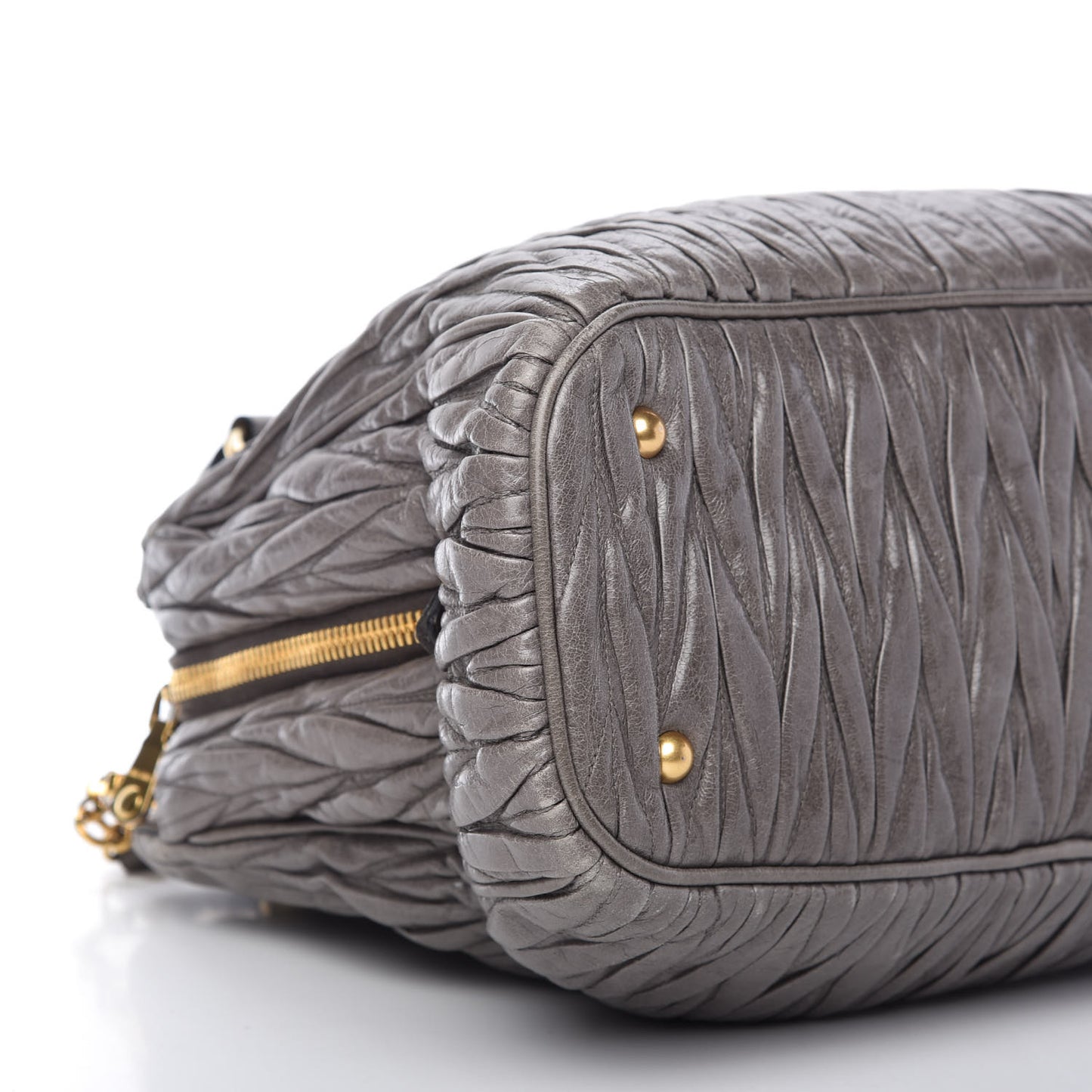 Nappa Matelasse Tote Argilla