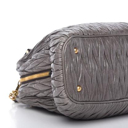 Miu Miu Nappa Matelasse Tote Argilla 6 of 11