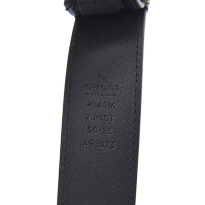 Gucci Calfskin Double G 30mm Belt 90 36 Black 5 of 7