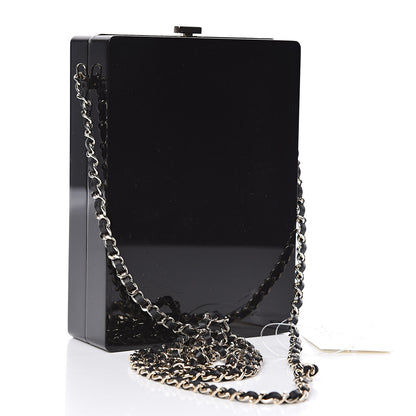 Chanel Plexiglass Strass N°5 Minaudiere Black Gold 3 of 10