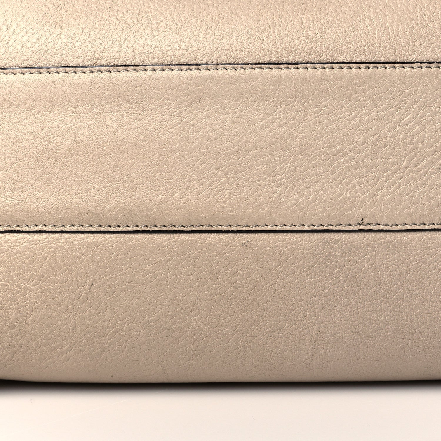 Chloe Calfskin Small Milo Shopping Tote Pearl Beige 11 of 12
