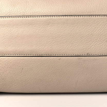 Chloe Calfskin Small Milo Shopping Tote Pearl Beige 11 of 12