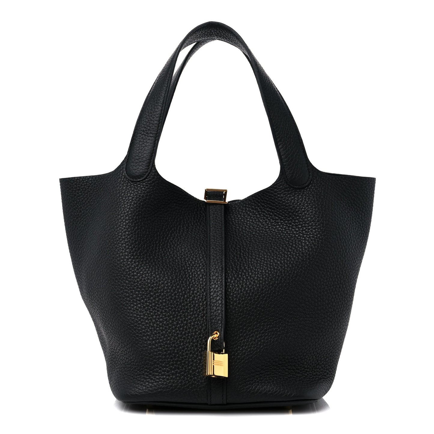 Taurillon Clemence Picotin Lock 22 MM Black