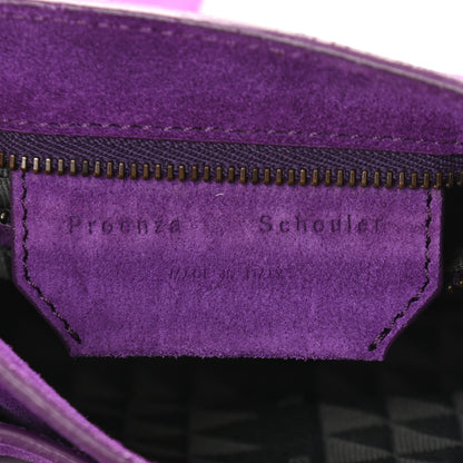 Proenza Schouler Suede PS1 Mini Pouch Messenger Bag Amethyst 5 of 8