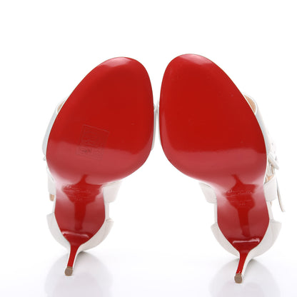 Christian Louboutin Nappa Multipot 100 Sandals 36 Snow White 5 of 11