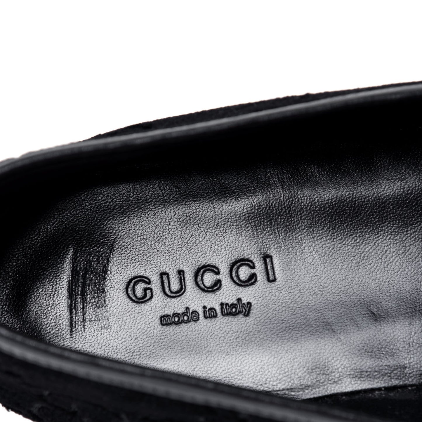 Velvet GG Monogram Horsebit Womens Jordaan Loafers 36 Black