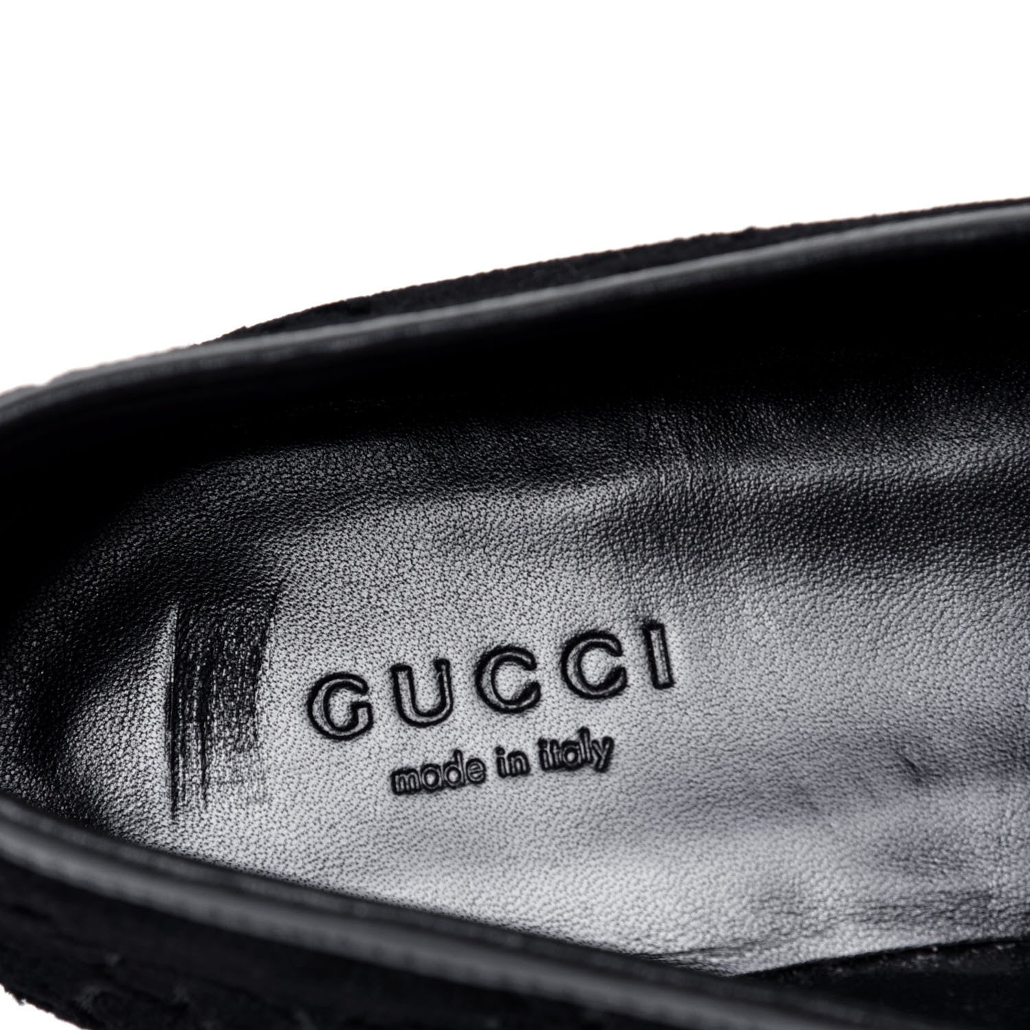 Gucci Velvet GG Monogram Horsebit Womens Jordaan Loafers 36 Black 9 of 10