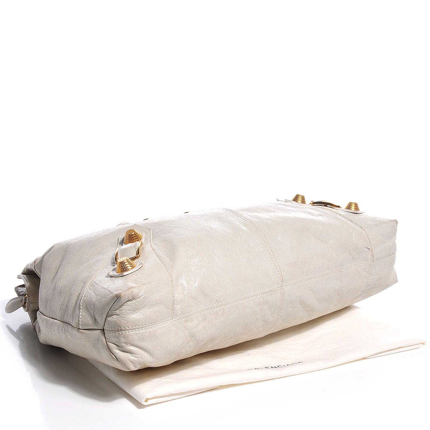 Chevre Giant 21 Gold Hardware Brief White
