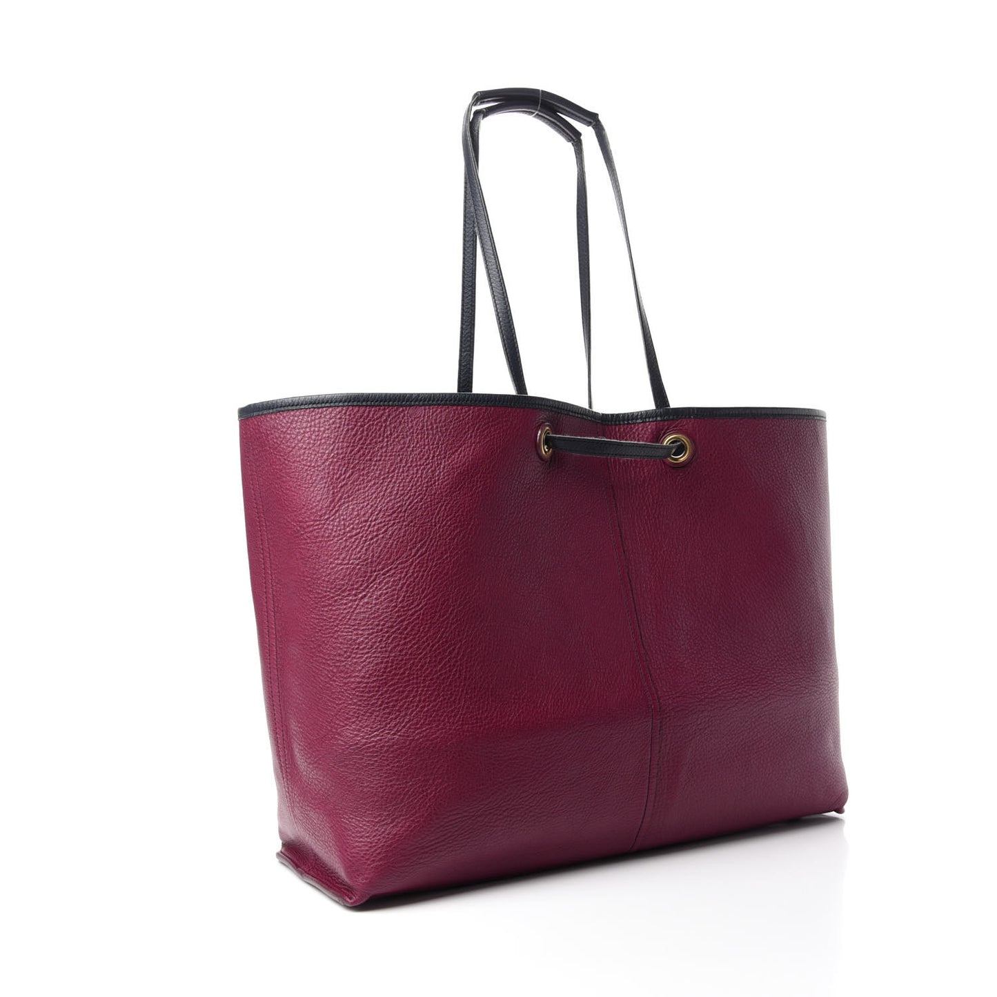 Calfskin Large Neo Double Reversible Tote Navy