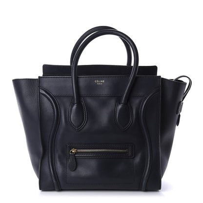 Celine Smooth Calfskin Micro Luggage Black 1 of 13