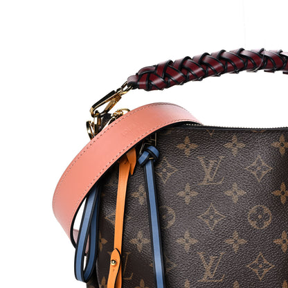 Louis Vuitton Monogram Beaubourg Hobo Mini Bordeaux Red Peach Safran Blue Jean Blue 8 of 10