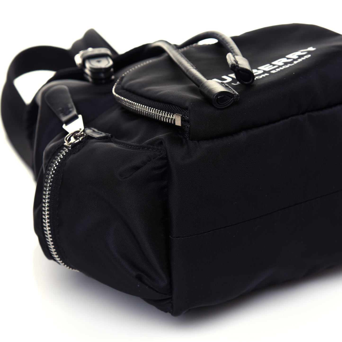 Nylon Logo Print Small Rucksack Backpack