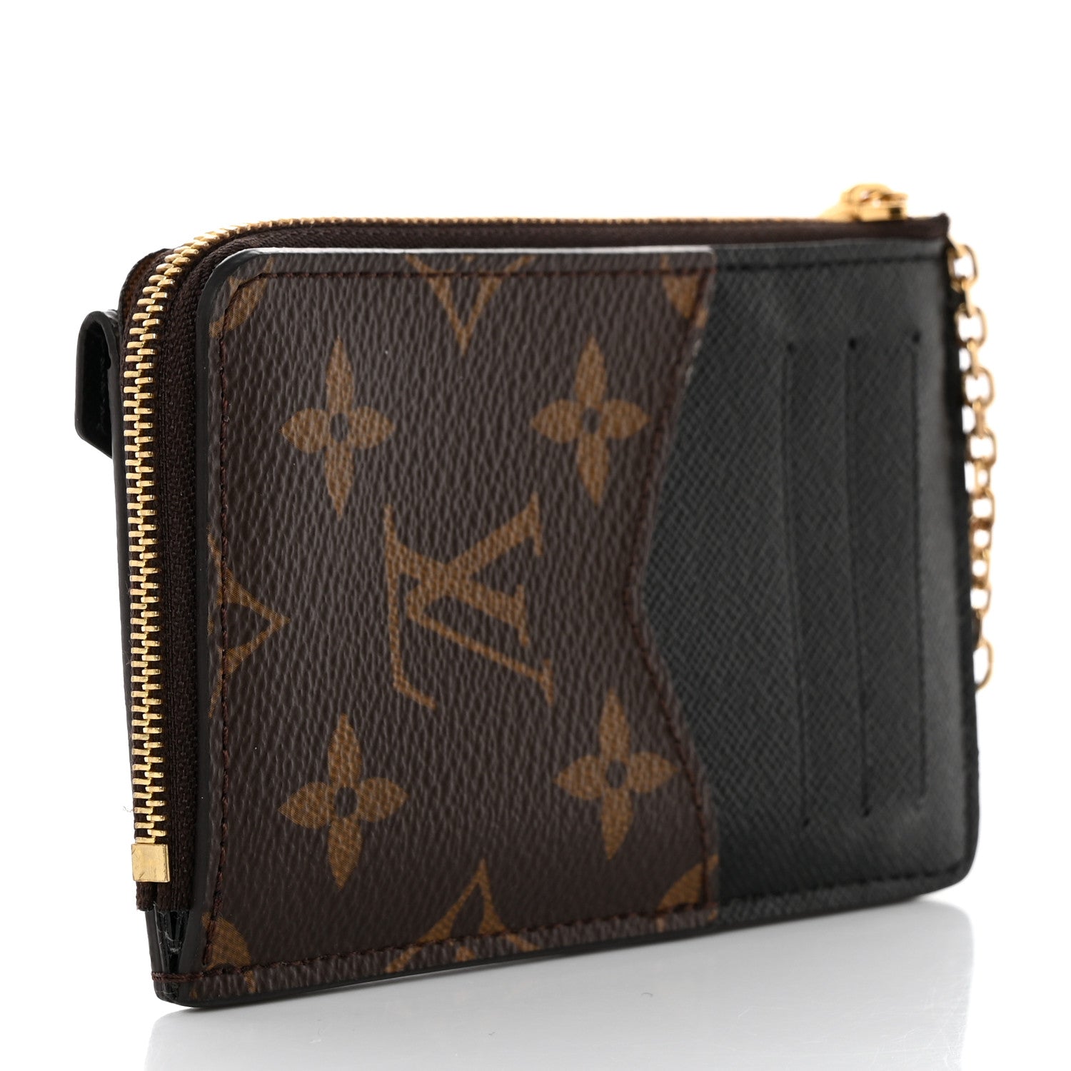 Louis Vuitton Monogram Recto Verso Card Holder Black 3 of 6