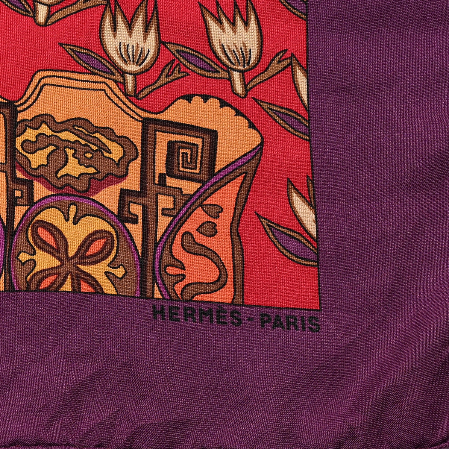 Hermes Silk Art De Steppes Scarf 90 2 of 5