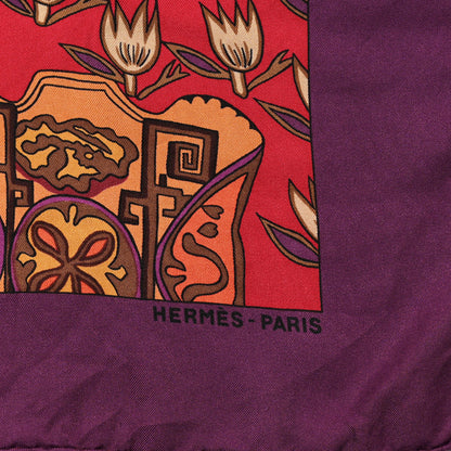 Hermes Silk Art De Steppes Scarf 90 2 of 5