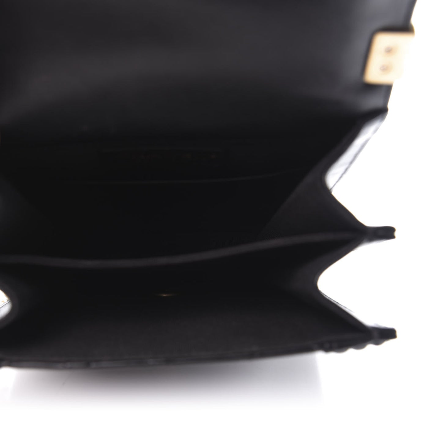 Calfskin Quilted North South Boy Flap Black