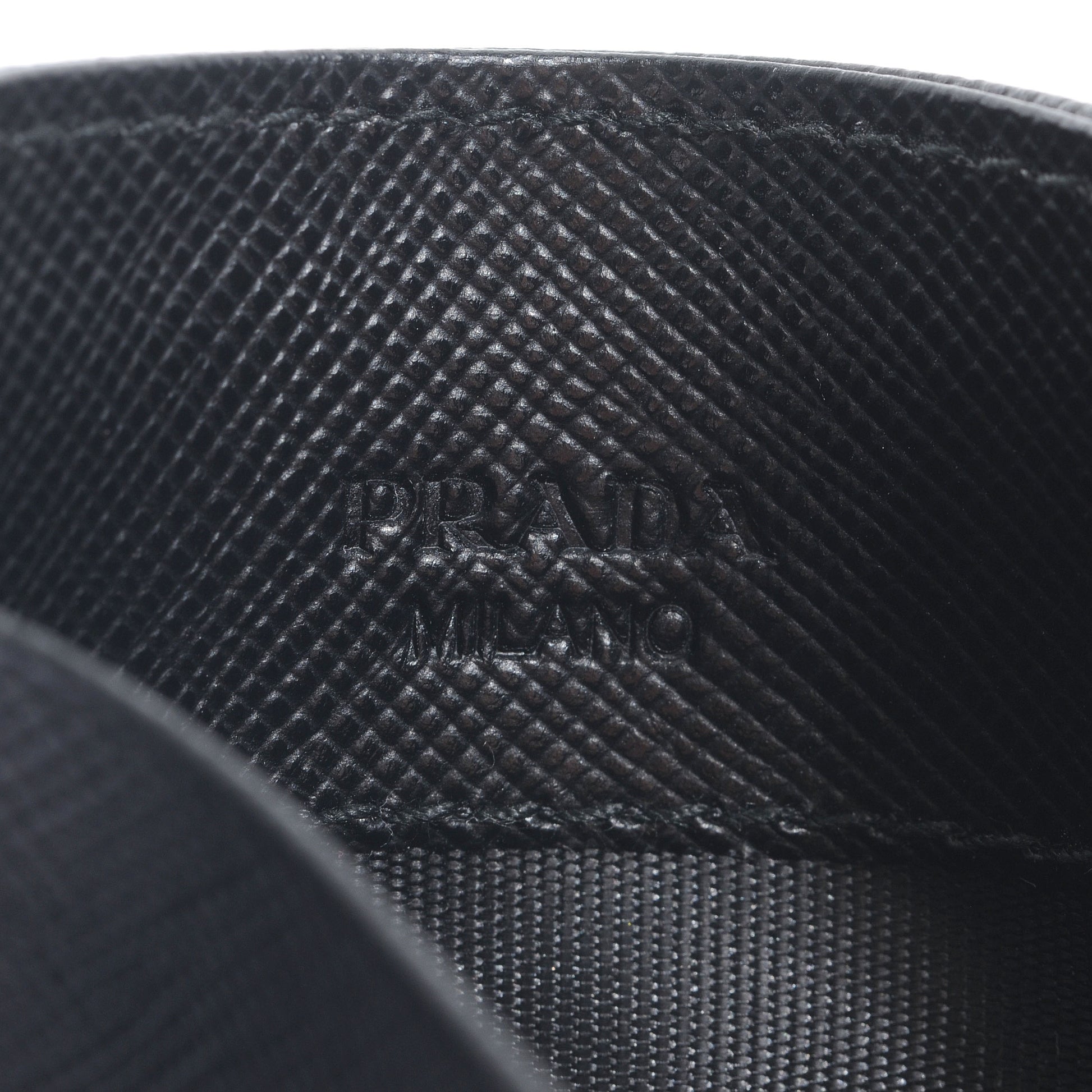 Prada Saffiano Card Case Nero Black 6 of 6
