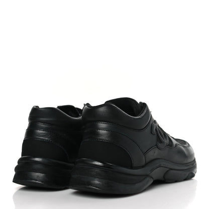 Chanel Lambskin Fabric CC Uniform Sneakers 39.5 Black 4 of 8