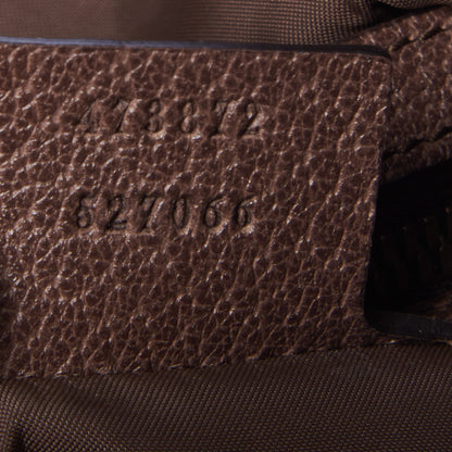 Gucci GG Supreme Monogram Neo Vintage Drawstring Backpack Beige New Acero Crop 9 of 9