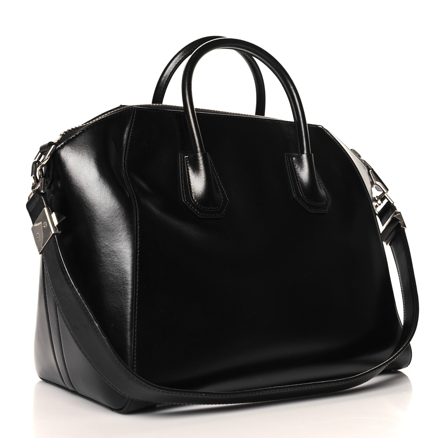 Givenchy Shiny Lord Calfskin Medium Antigona Black 3 of 11