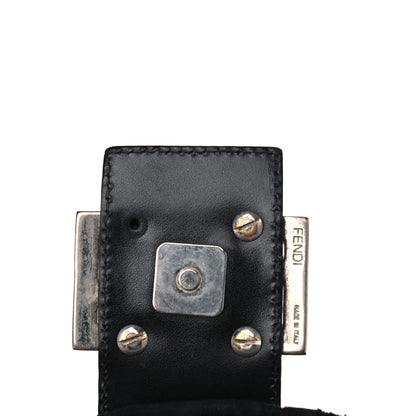 Fendi Zucchino Baguette Black 12 of 13