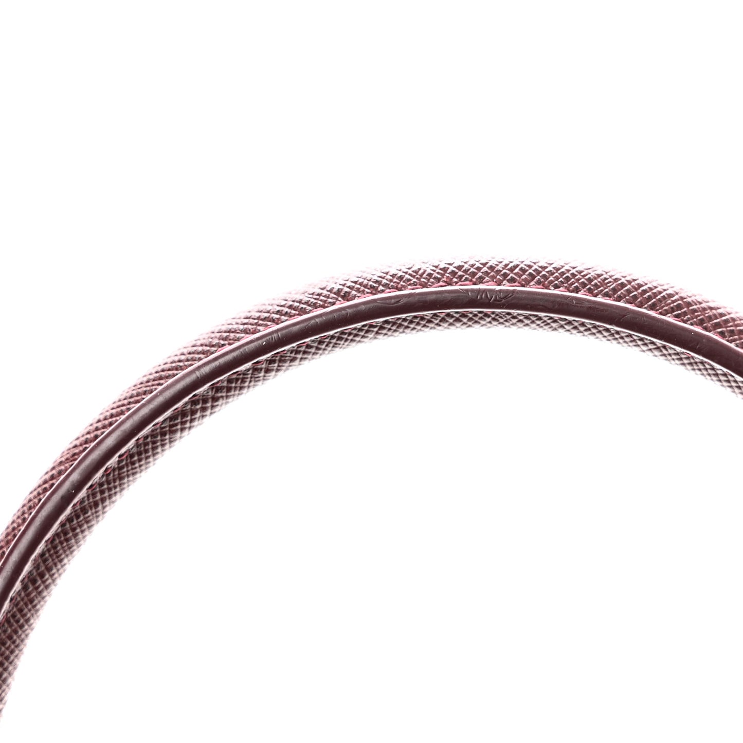 Saffiano Mini Galleria Double Zip Tote Granato