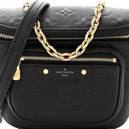 Louis Vuitton LOUIS VUITTON Empreinte Mini Bumbag Black 7 of 9
