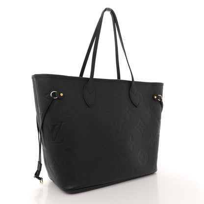 Louis Vuitton Empreinte Monogram Giant Neverfull MM Black 4 of 10