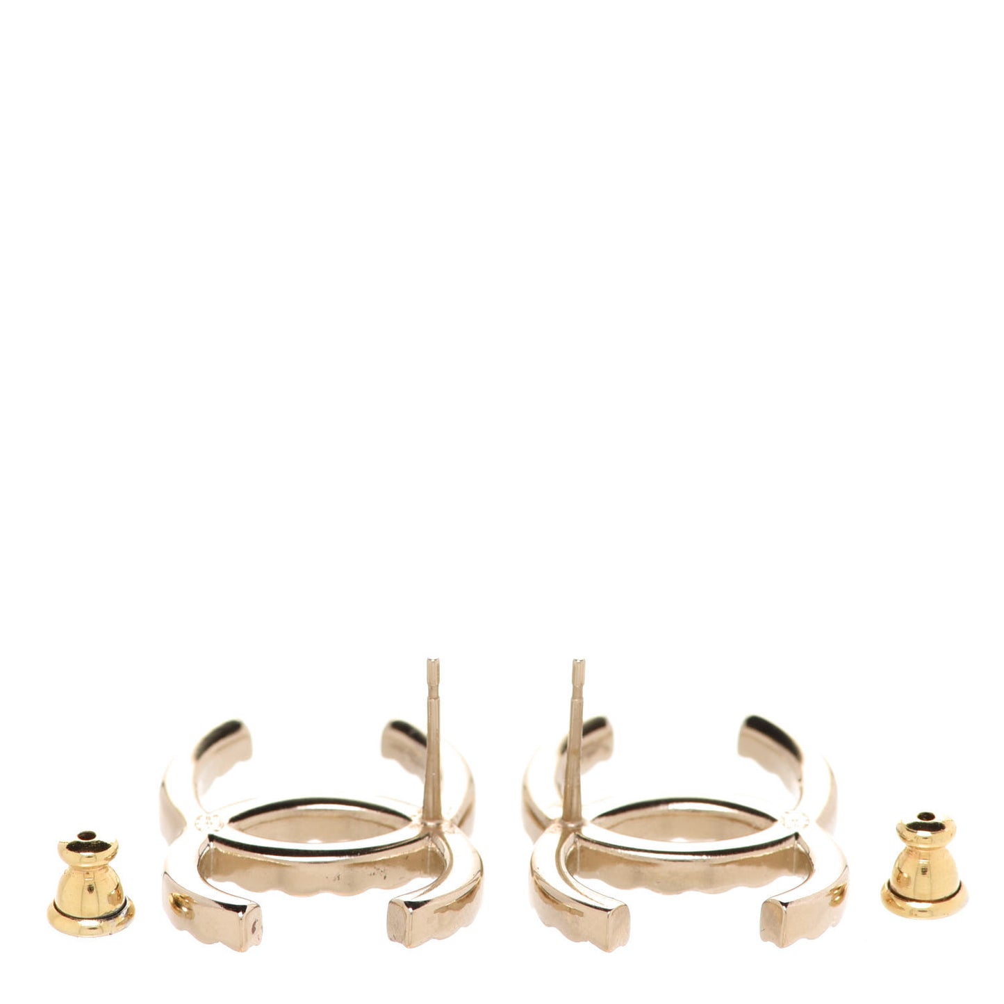 Baguette Crystal High Society CC Earrings Gold