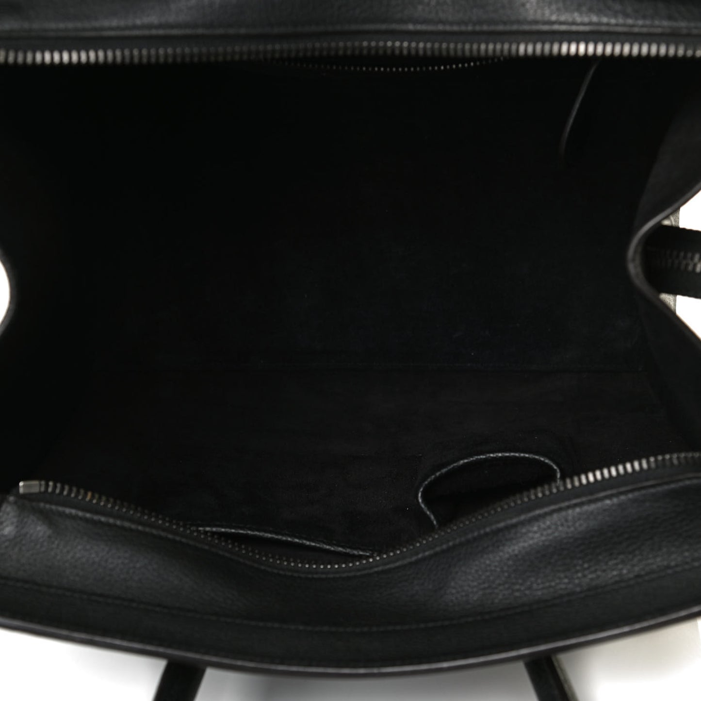 Drummed Calfskin Mini Luggage Black